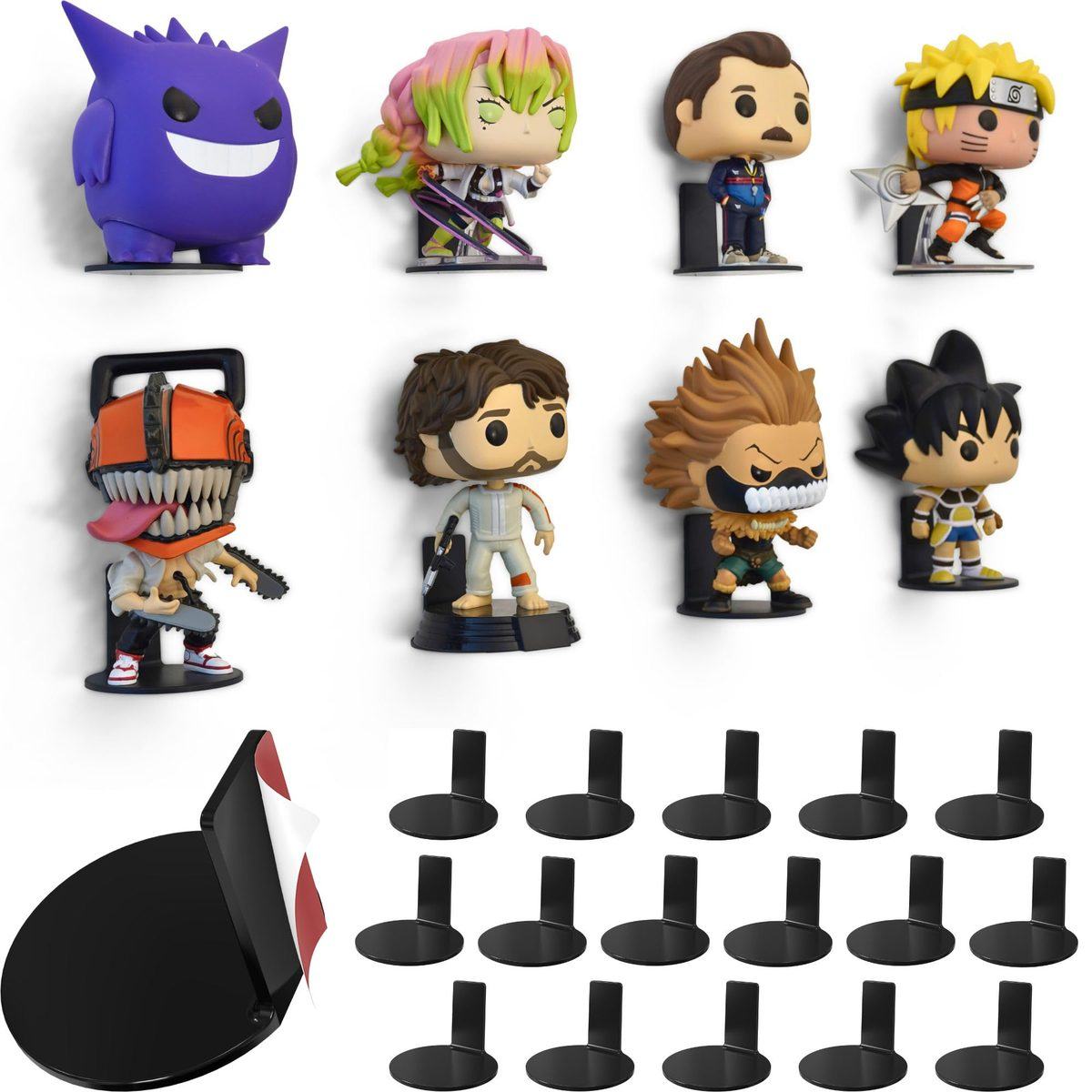 Modern JP Figure Wall Shelf (wall shelf for collectible figure) in Black