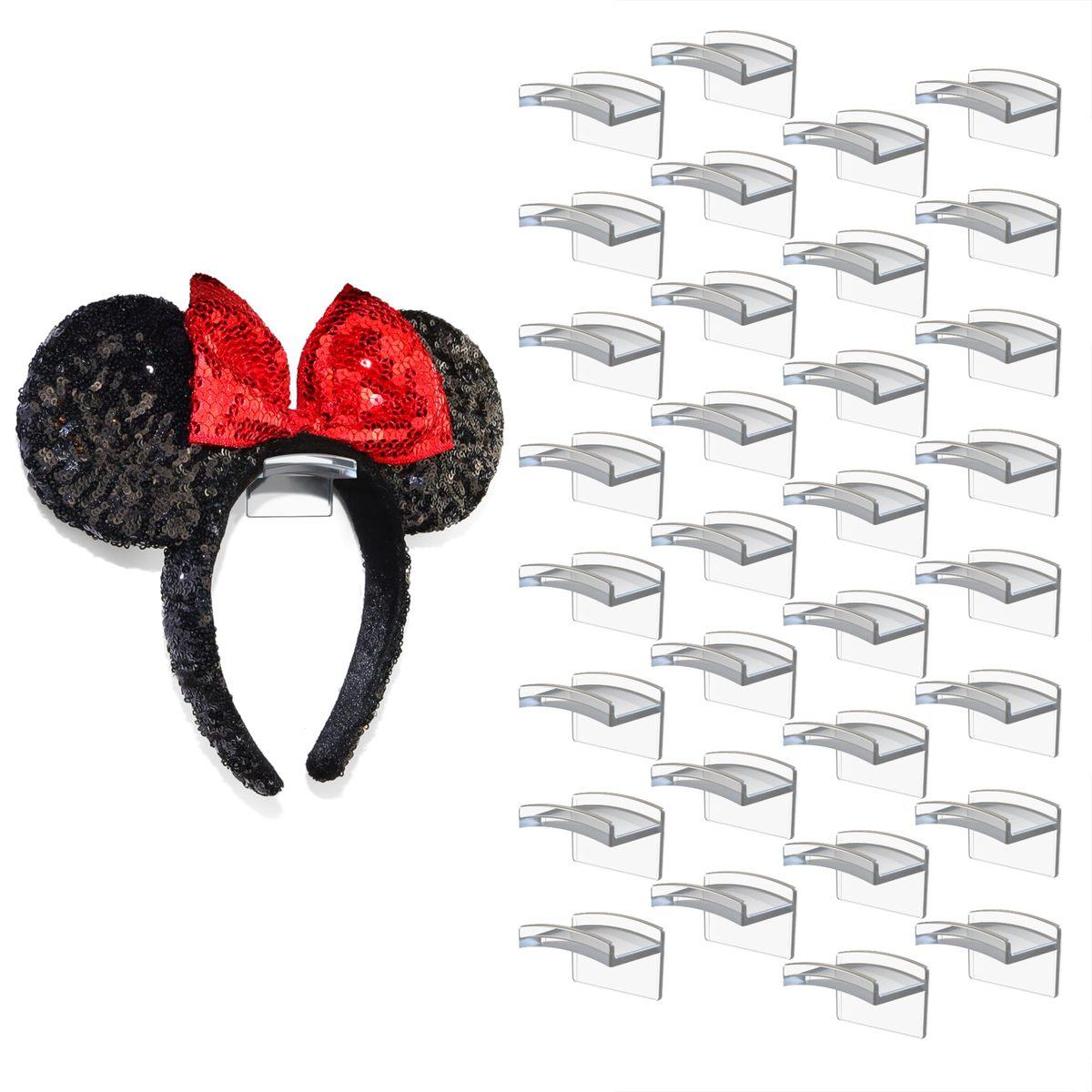 Modern JP Ear Headband Hooks (adhesive ear headband hook) in Clear