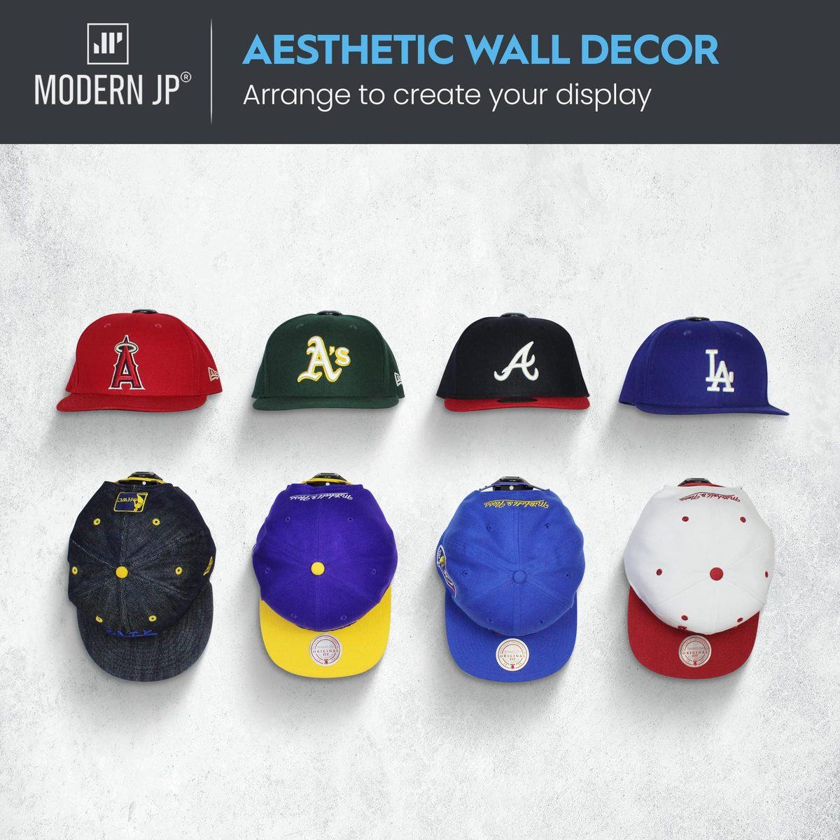Modern JP Baseball Cap Display Hooks (baseball cap display hook), photo 2
