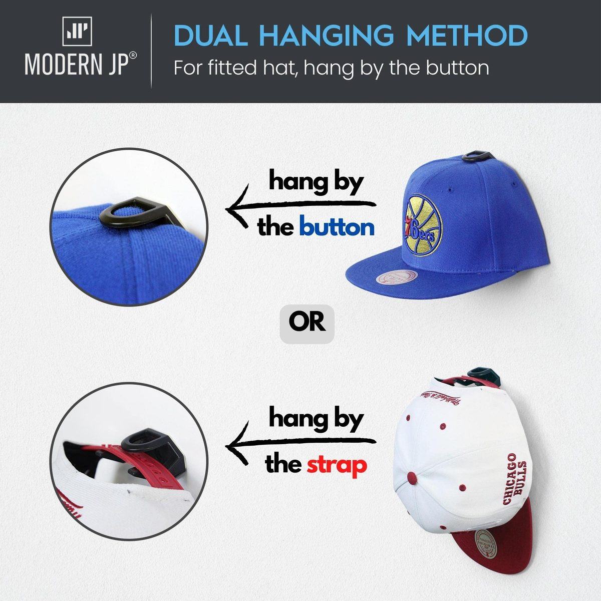 Modern JP Baseball Cap Display Hooks (baseball cap display hook), photo 4