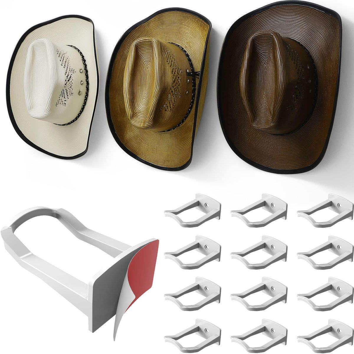 Modern JP 3-Inch Cowboy Hat Hooks (3-inch cowboy hat wall hook), photo 1