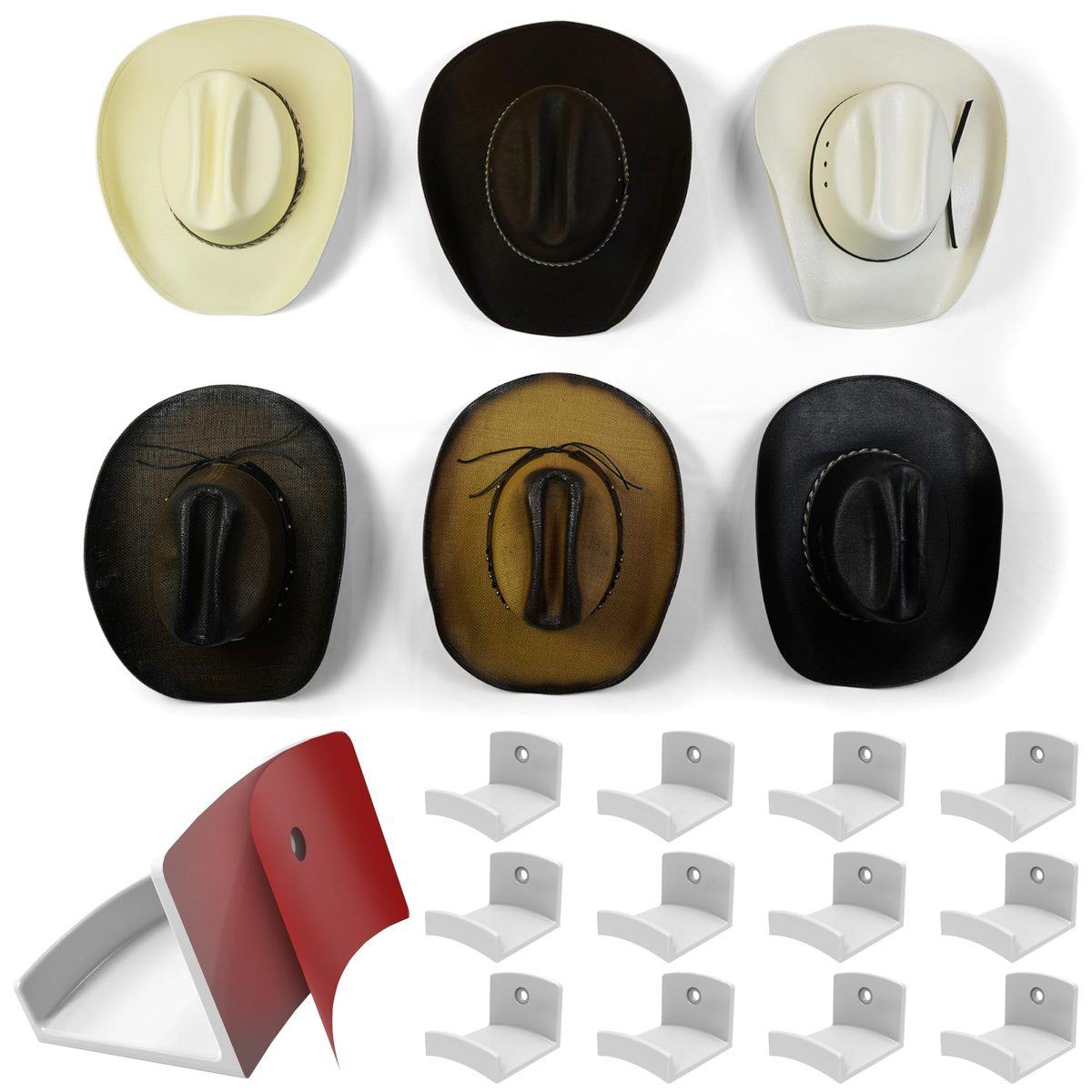 Modern JP Cowboy Hat Hooks (cowboy hat wall hook), photo 1