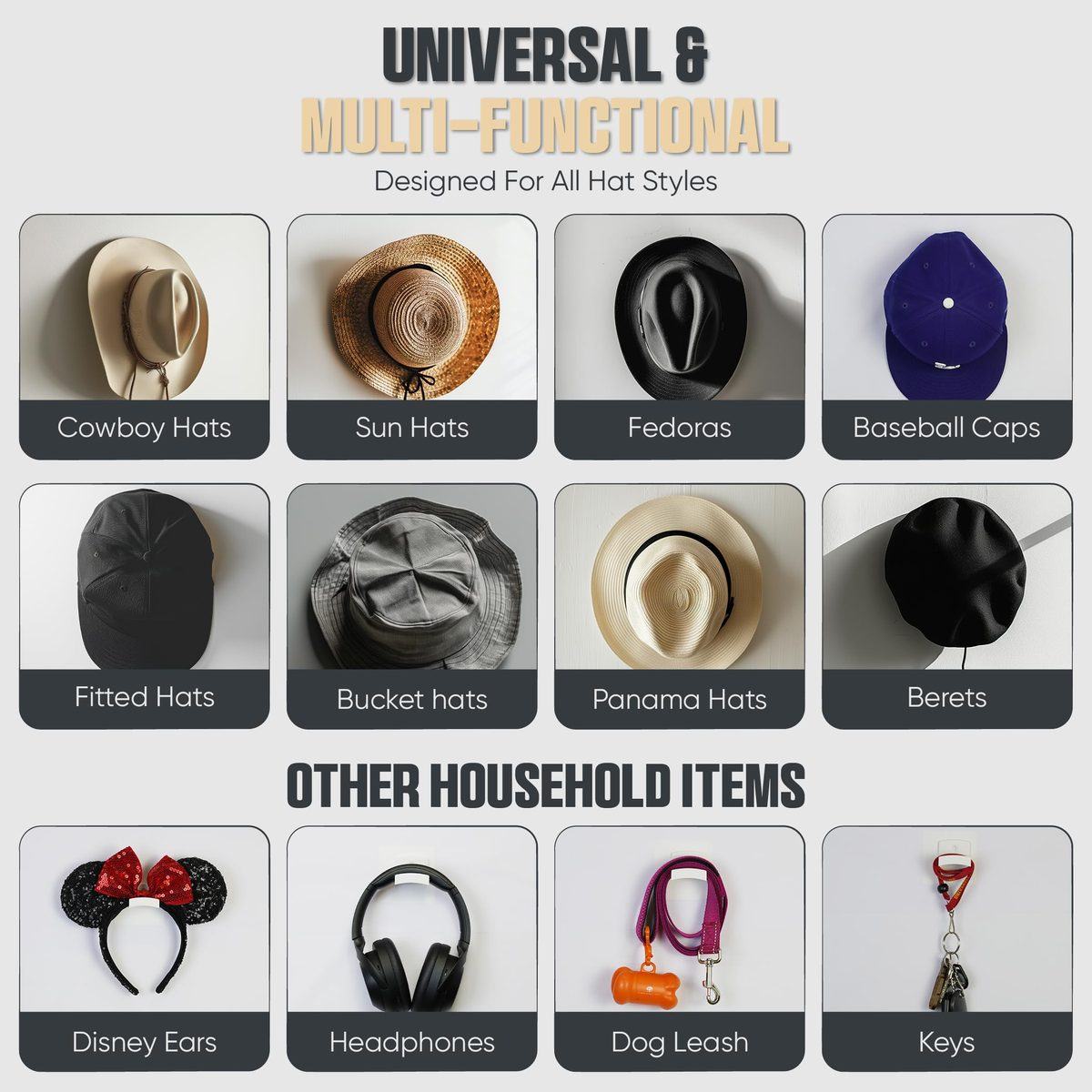 Modern JP Cowboy Hat Hooks (cowboy hat wall hook), photo 7