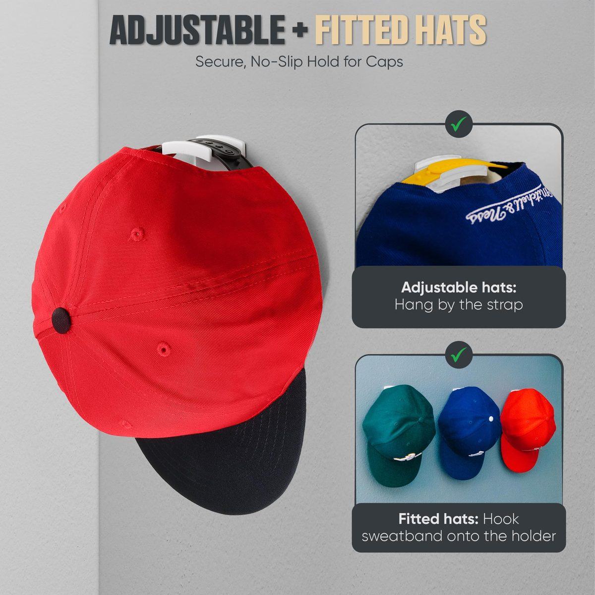 Modern JP Adhesive Hat Hooks (adhesive hat hook), photo 4