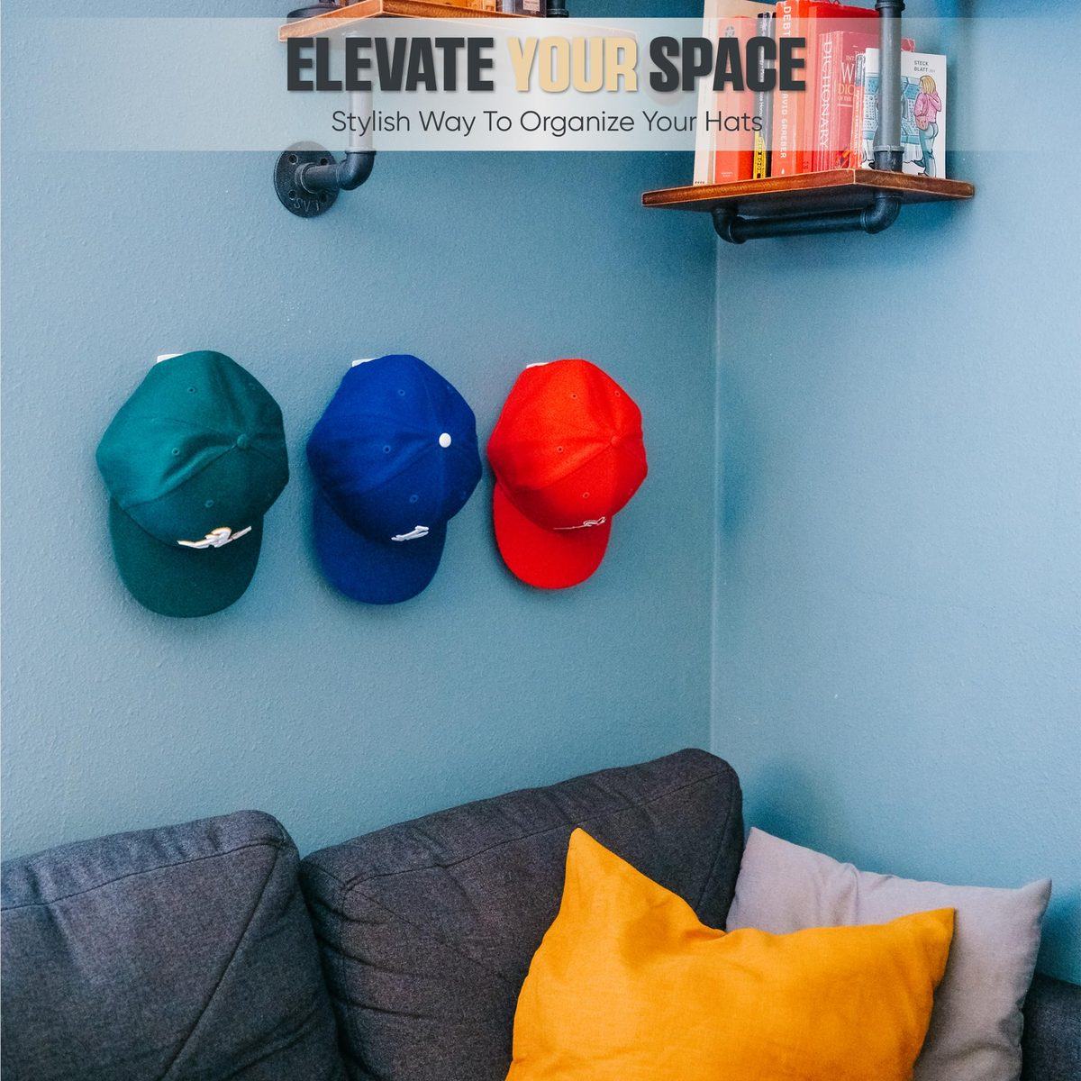 Modern JP Adhesive Hat Hooks (adhesive hat hook), photo 8