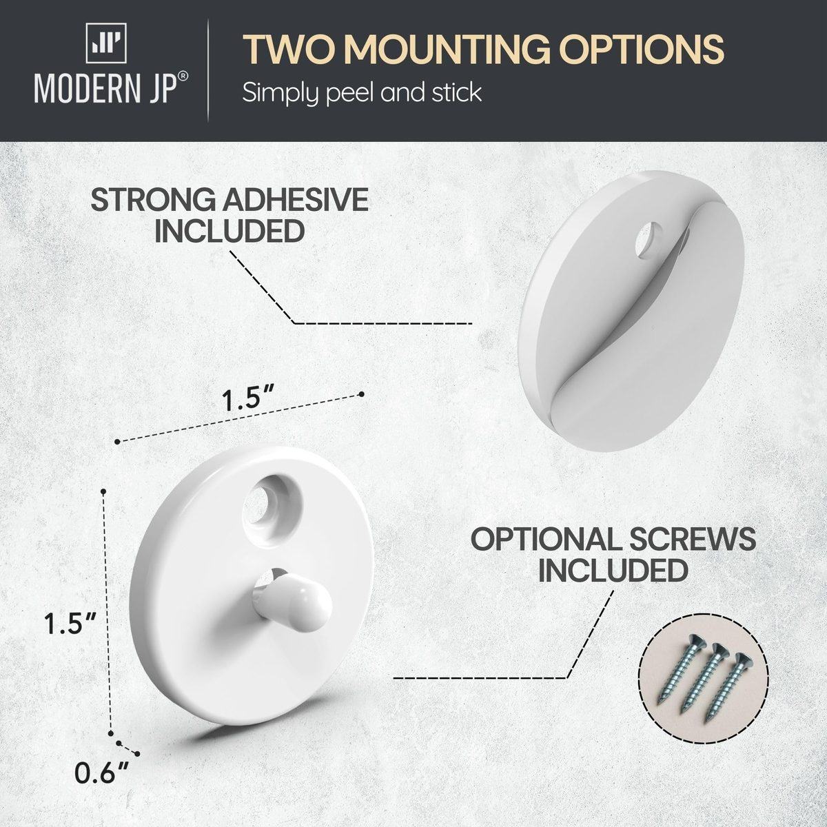 Modern JP Record Disc Wall Peg (vinyl record disc wall peg), photo 3
